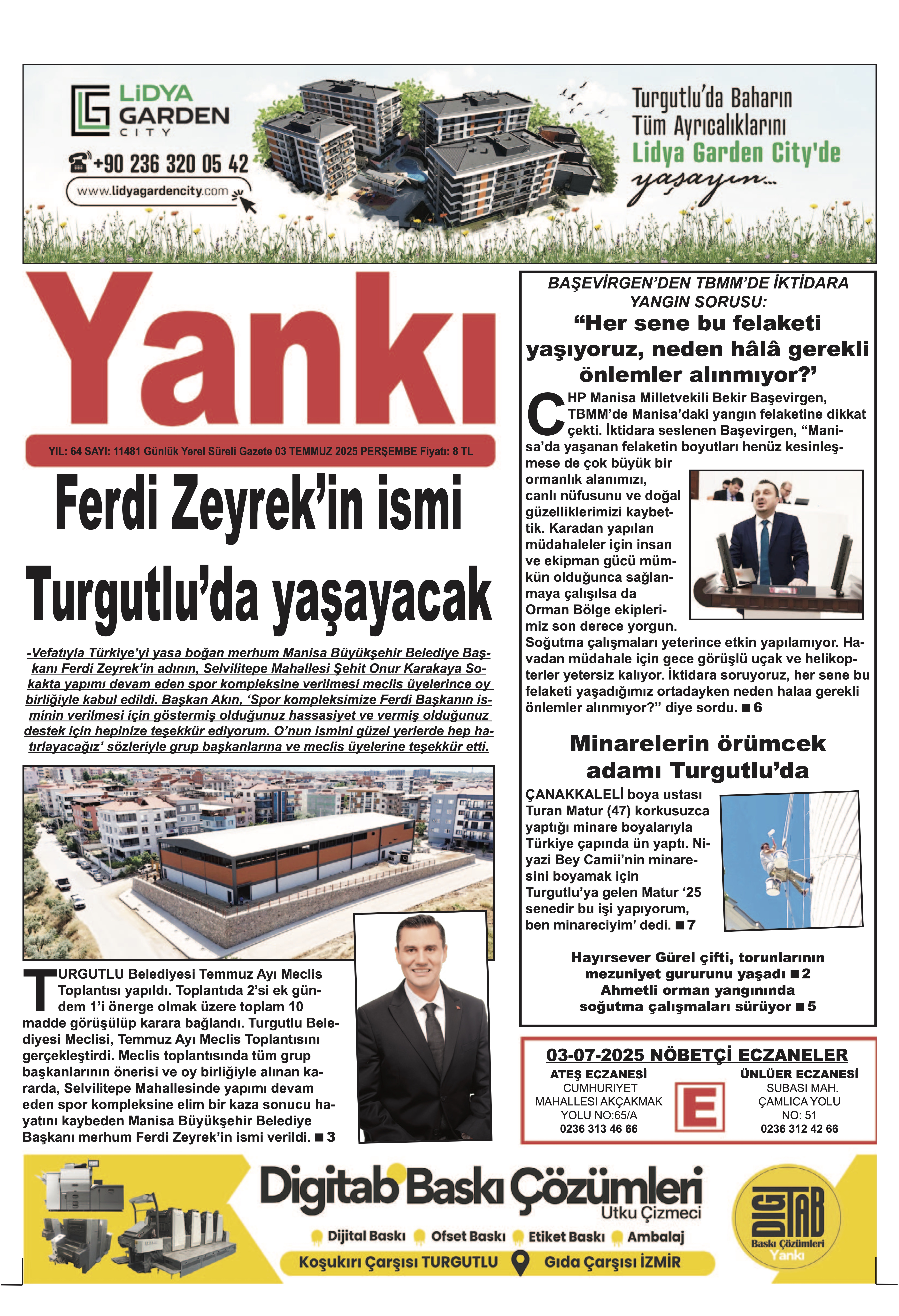 YANKI 03-07-2025 PERŞEMBE