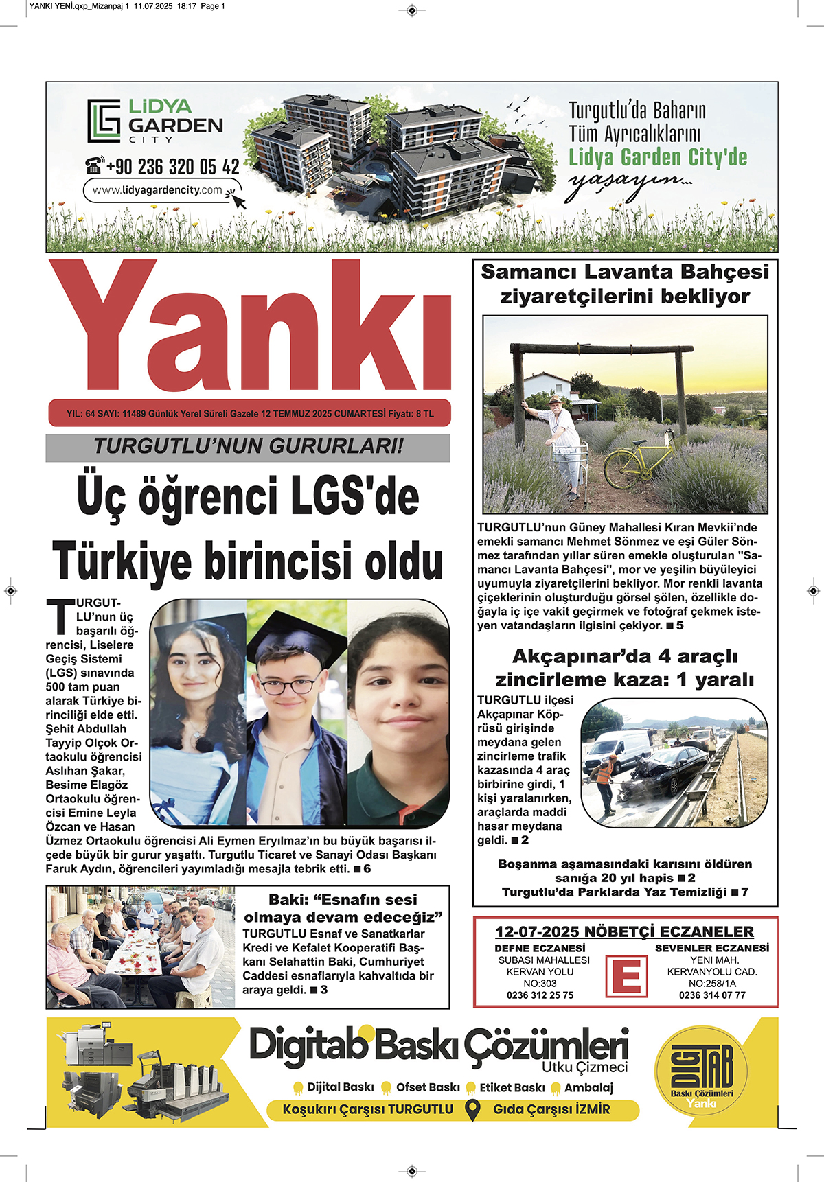 YANKI 12-07-2025 CUMARTESİ