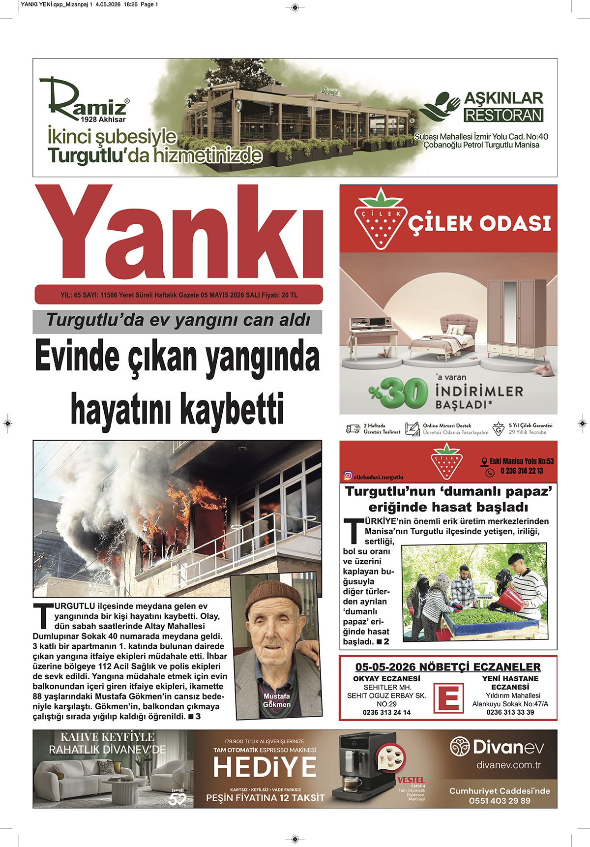 YANKI 05 MAYIS 2026 SALI