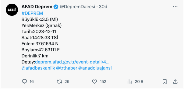Deprem mi oldu? İşte yaşanan son depremler!