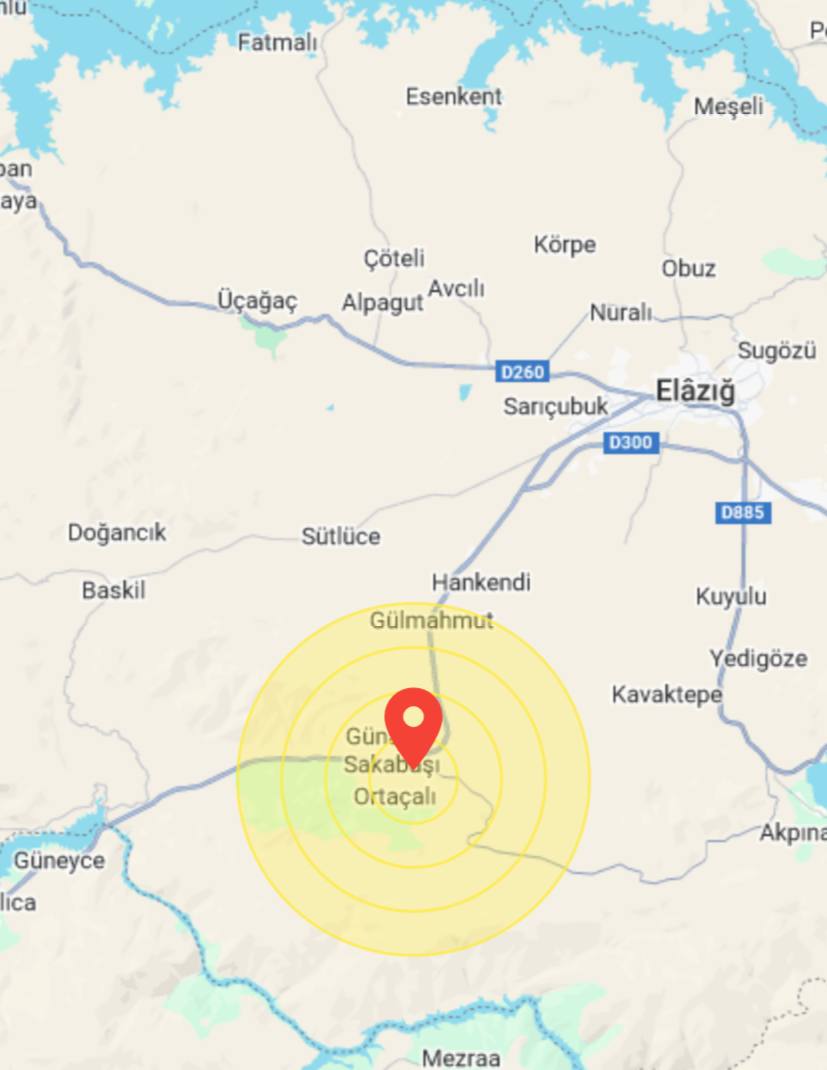 Elazığ'da korkutan deprem!
