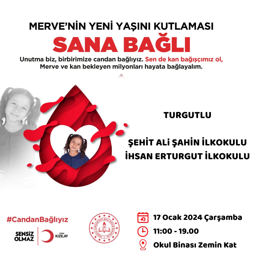 Turgutlu'da kan bağışı: Merve ve kan bekleyenlere hayat olacak!