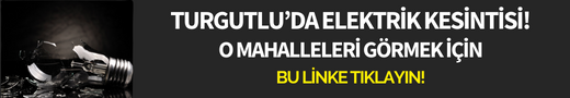 Turgutlu su kesintisi..O mahallede oturanlar dikkat!