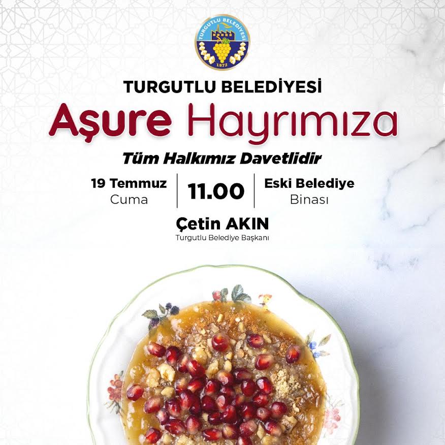 Turgutlu'da geleneksel aşure hayrına davet 
