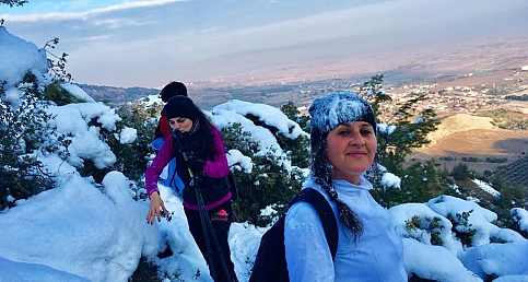 Yükseldikçe artan kar katılımcılara neşe verdi