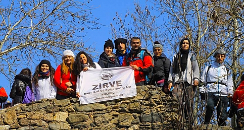 Zirve Dağcıları Ahmetli –Çıplak Değirmen parkurunda