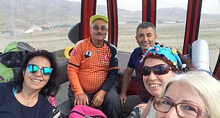 Turdak; Erciyes Dağı'na tırmandı