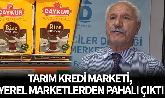Tarım Kredi marketi, yerel marketlerden pahalı çıktı