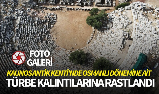 Kaunos Antik Kenti'ndeki kazılarda Osmanlı dönemi türbe kalıntılarına rastlandı