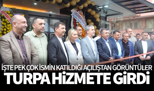 Turpa hizmete girdi! İşte o açılıştan görüntüler