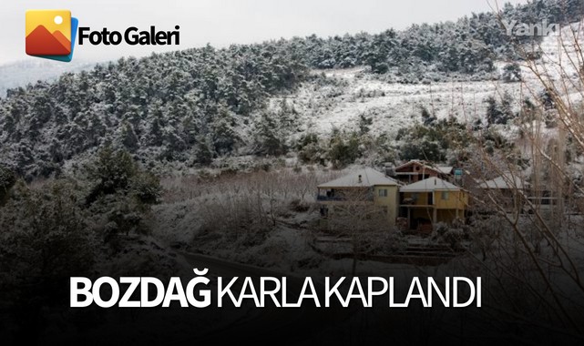 Bozdağ karla kaplandı!