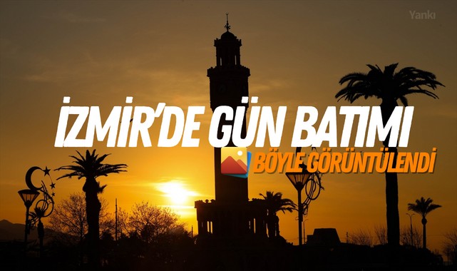 İzmir'de gün batımı