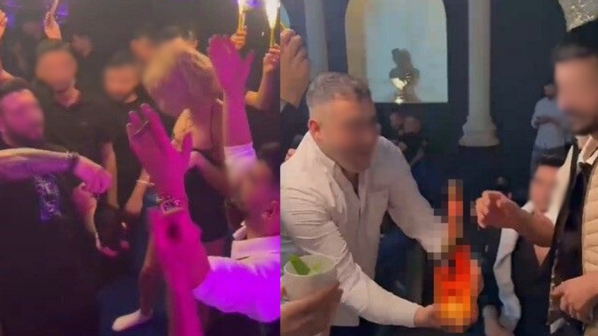 SMA hastası bebeğin babası gece kulübünde alem yaptı!