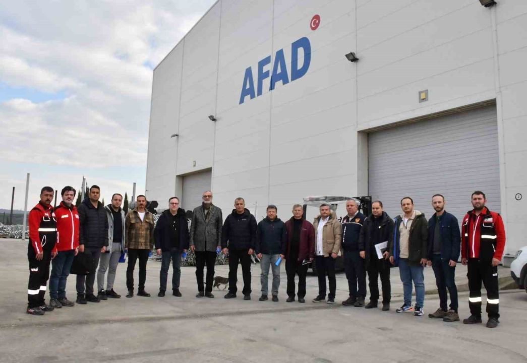 AFAD’ın bölgesel lojistik merkezi incelendi