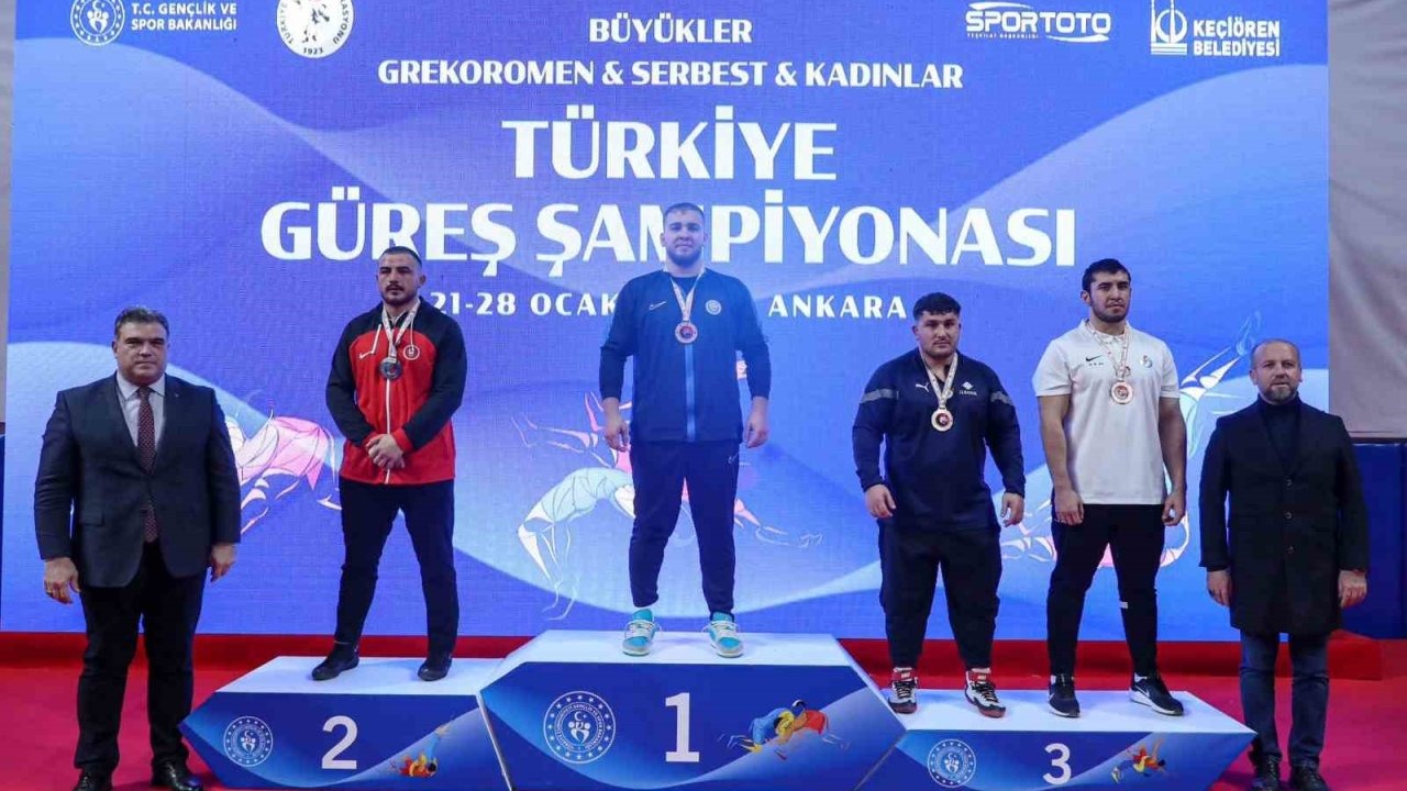 Büyükler Serbest Türkiye Güreş Şampiyonası’nda üçüncü gün sona erdi