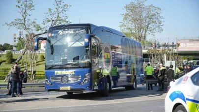 Fenerbahçe, derbi için stada geldi