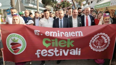 Emiralem Çilek Festivali başladı