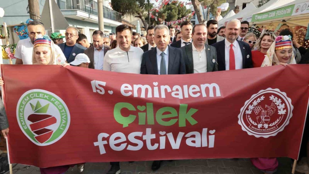 Emiralem Çilek Festivali başladı