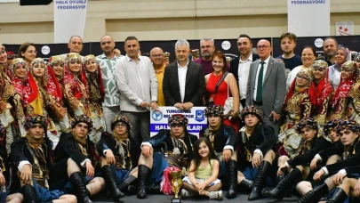 Yunusemre Belediyespor halk oyunlarında Ege Bölge Şampiyonu oldu