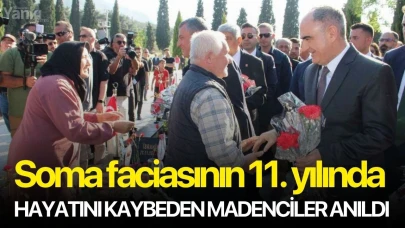 Soma faciasının 11. yılında hayatını kaybeden madenciler anıldı