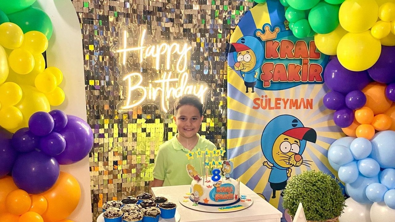 Salihli’de şehit oğluna doğum günü sürprizi