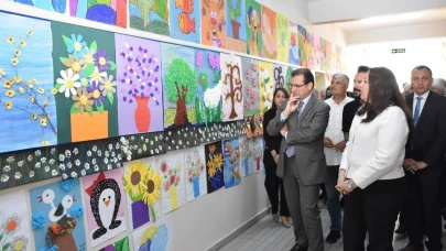 Salihli’de özel öğrencilerden özel sergi
