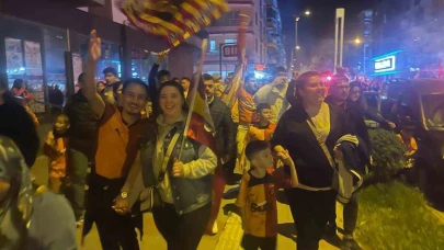 İlçede Galatasaray coşkusu