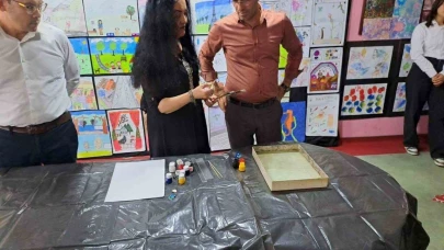 Manisa'da öğrencilerin çalışmaları beğeni topladı