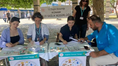 İzmir’de sağlıklı yaşam için boy ve kilo ölçümü uygulaması