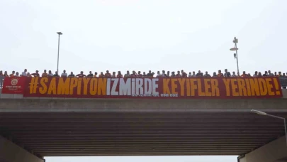 Şampiyon Galatasaray, İzmir’e geldi