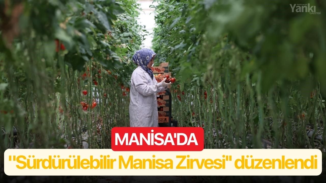 Manisa'da "Sürdürülebilir Manisa Zirvesi'' düzenlendi