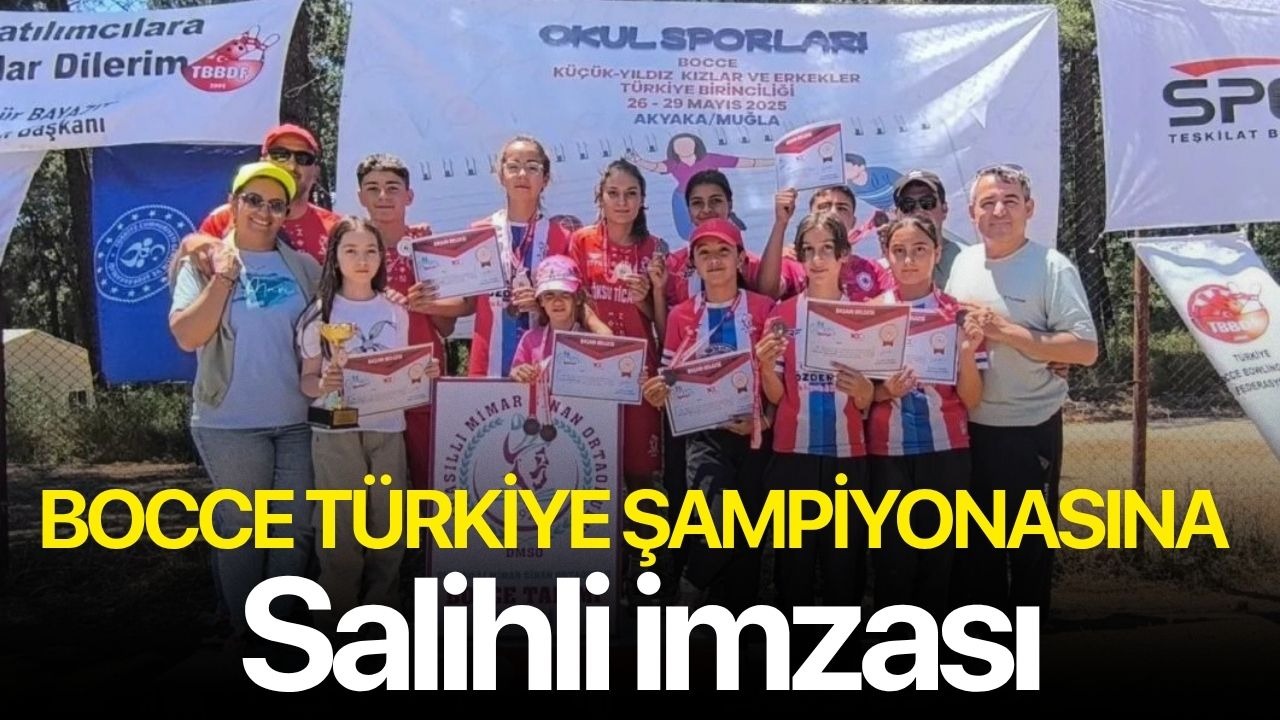 Bocce Türkiye Şampiyonasına Salihli imzası