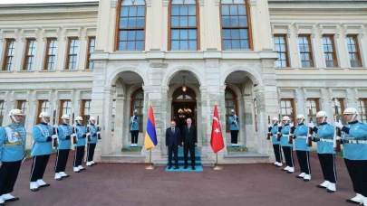 Cumhurbaşkanı Erdoğan, Ermenistan Başbakanı Paşinyan’ı kabul etti