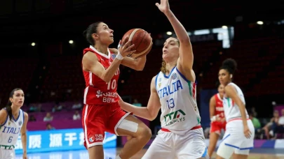 A Milli Kadın Basketbol Takımı, çeyrek finalde İtalya’ya kaybetti