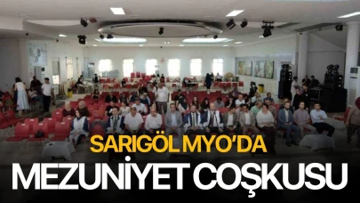 Sarıgöl MYO’da mezuniyet coşkusu