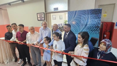 İlçede Veli Özkan Bilişim Teknolojileri Sınıfı açıldı