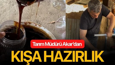 Tarım Müdürü Akar’dan kışa hazırlık