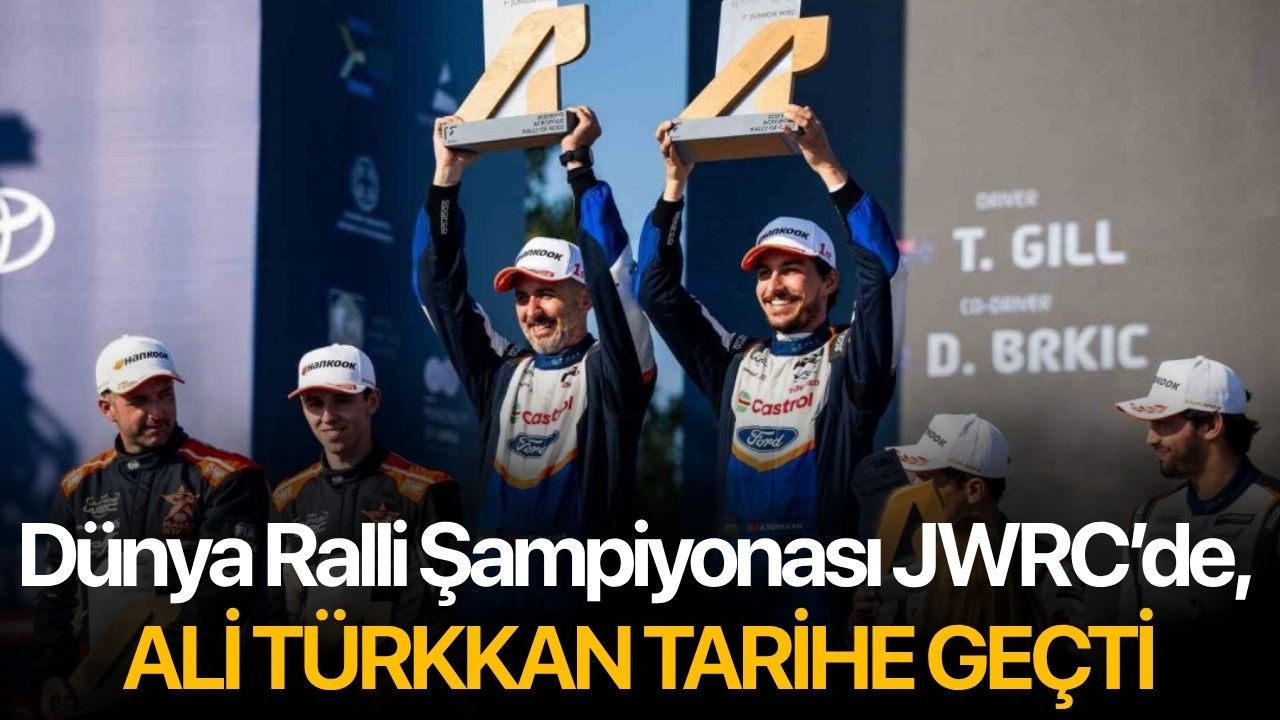 Dünya Ralli Şampiyonası JWRC’de, Ali Türkkan tarihe geçti