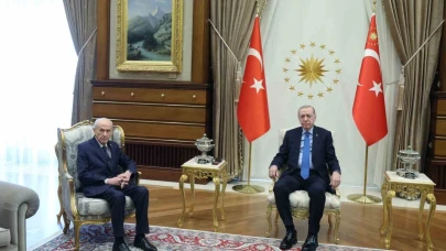 Cumhurbaşkanı Erdoğan, MHP Genel Başkanı Bahçeli ile görüştü