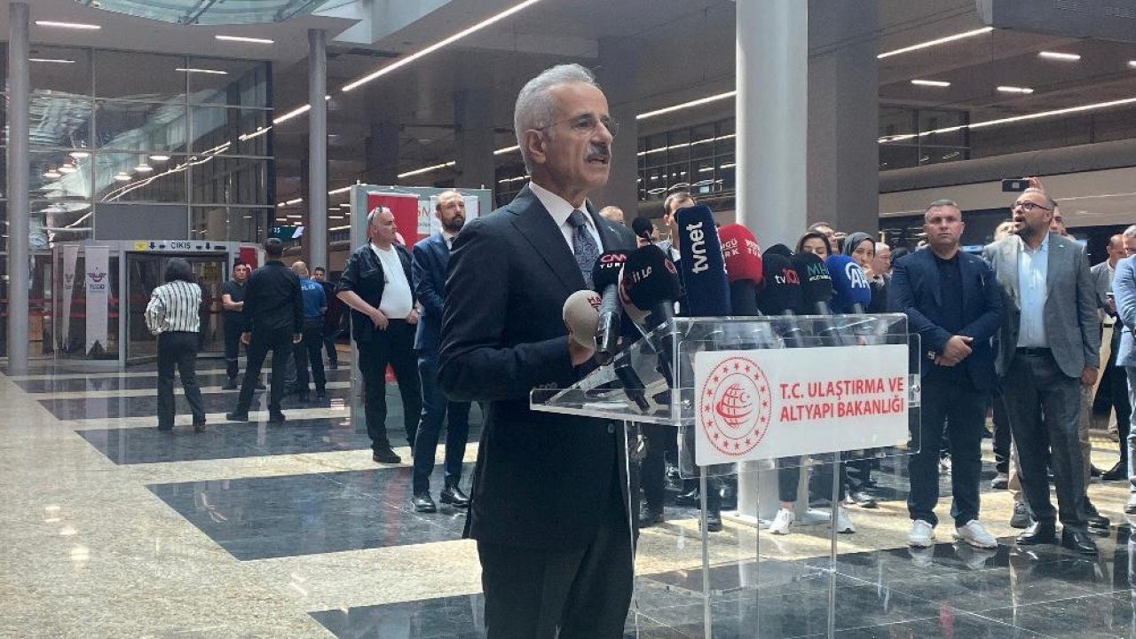 Ulaştırma ve Altyapı Bakanı Uraloğlu: "Bu tren, birliği, dirliği, vatan sevgisini ve millet iradesini taşıyacak"