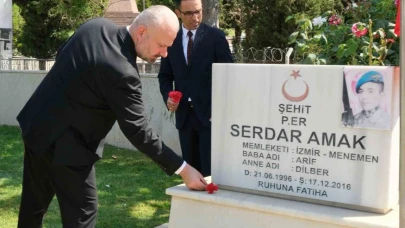 15 Temmuz şehitleri Menemen’de törenle anıldı
