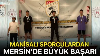 Manisalı sporculardan Mersin'de büyük başarı