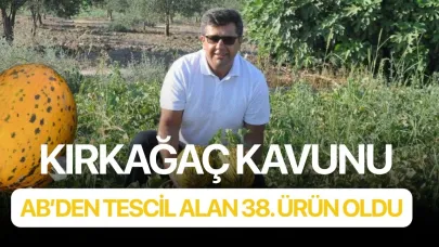 Kırkağaç Kavunu AB’den tescil alan 38. ürün oldu