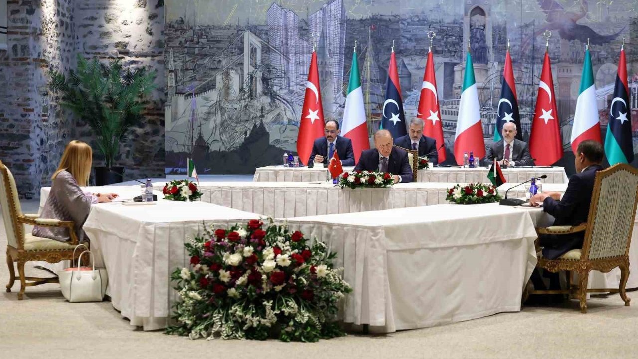 Türkiye-İtalya-Libya üçlü zirvesi sona erdi
