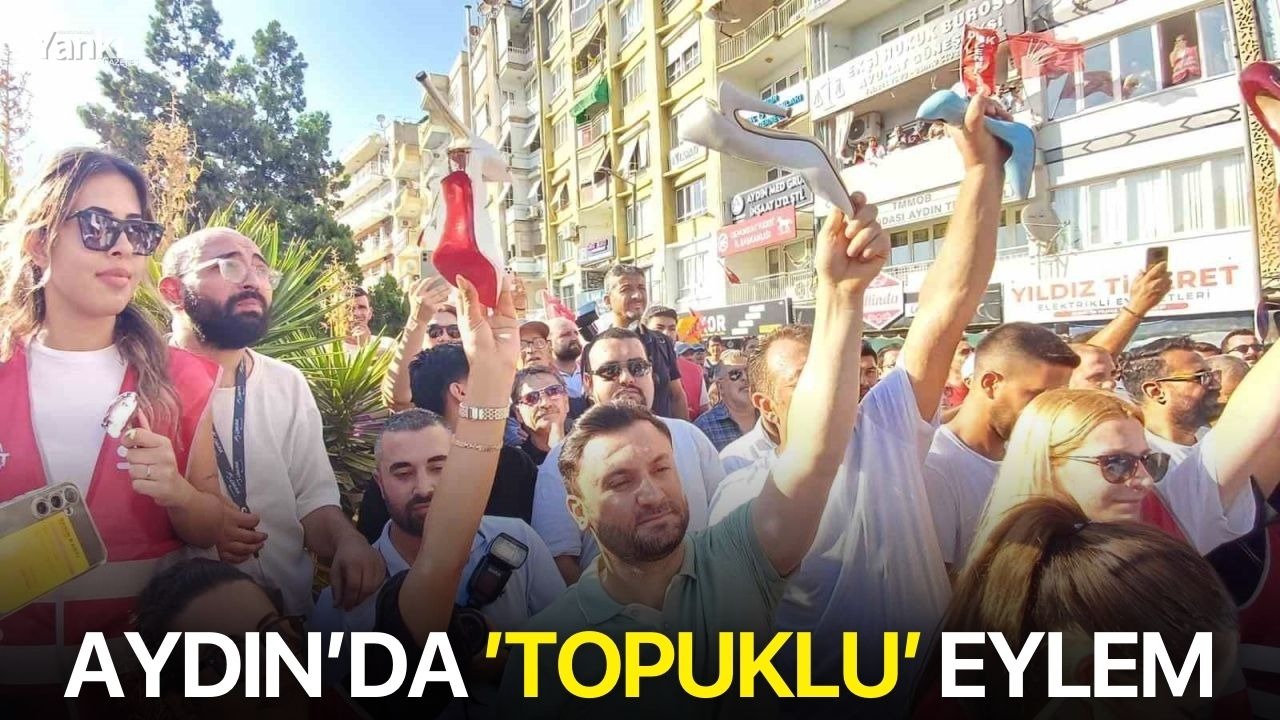 Aydın’da ’topuklu’ eylem
