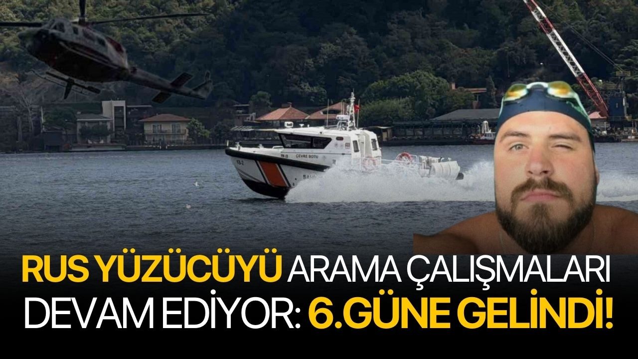 Rus yüzücüyü arama çalışmaları devam ediyor: 6.güne gelindi