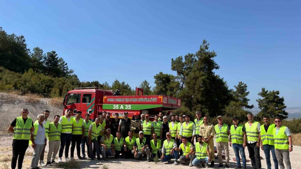 Yangın riskine karşı kamu personelinden büyük fedakarlık