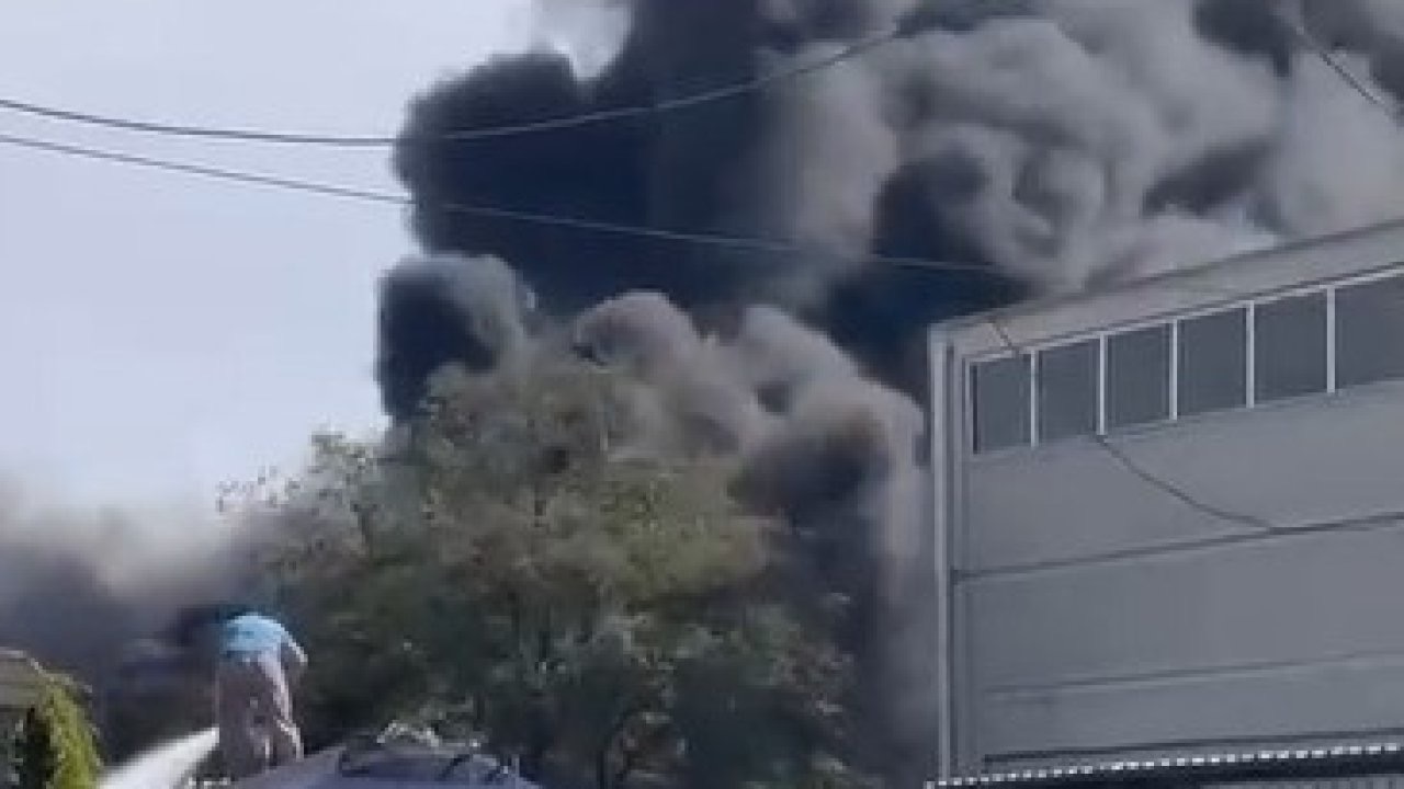 İzmir’de lastik tamircisinde yangın kontrol altında