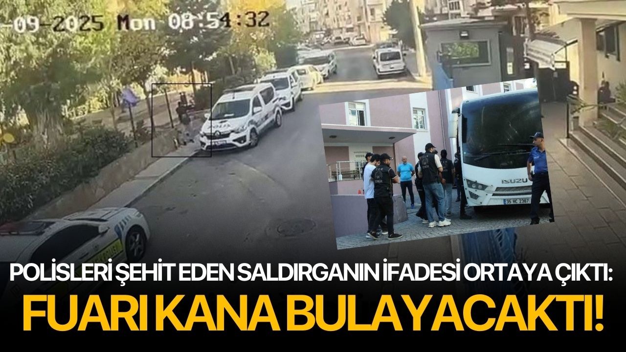 Polisleri şehit eden saldırganın ifadesi ortaya çıktı: Fuarı kana bulayacaktı!