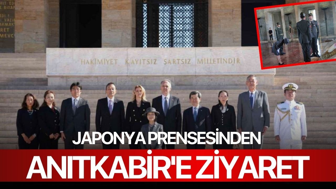 Japonya Prensesinden Anıtkabir'e ziyaret